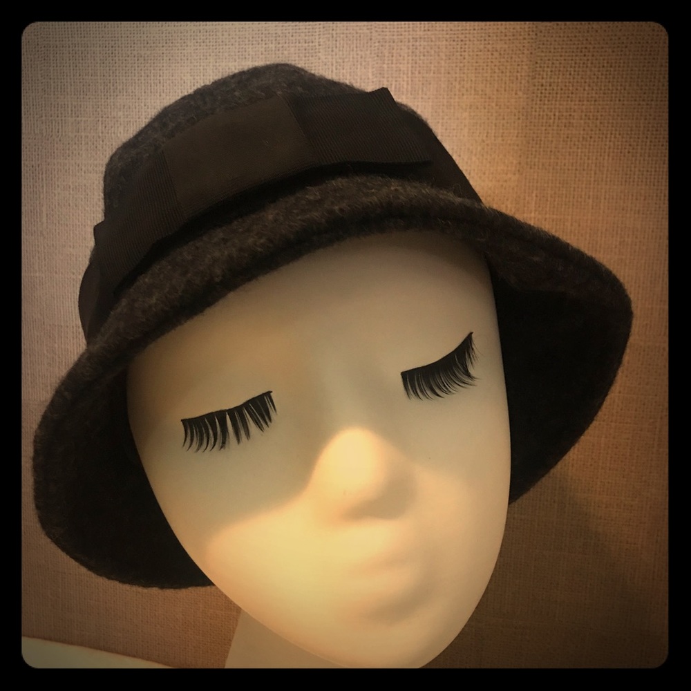 Heather Grey ~ Bucket Hat w/ Ribbon detail